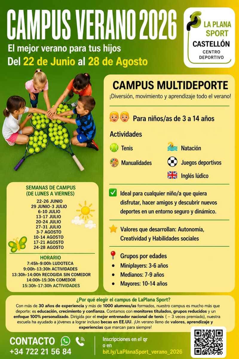 Campus de verano multideporte Castellón